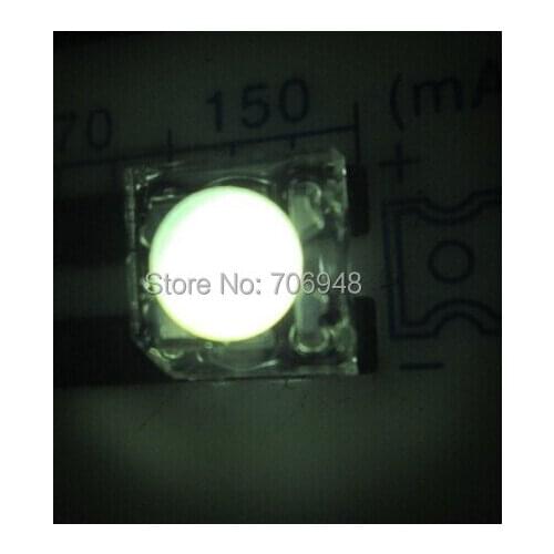 5mm 0.5w Piranha Super Flux LED White 3chips 18000-20000MCD 6500-7000K