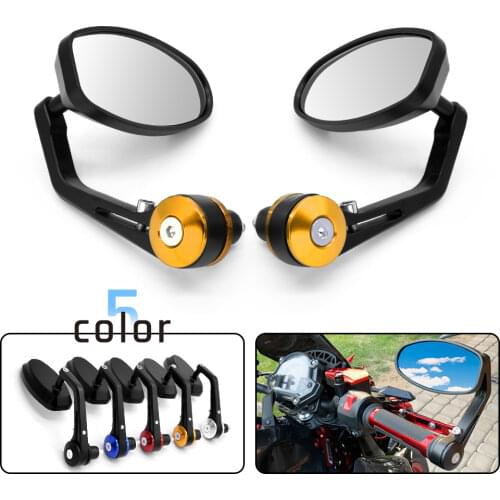 7/8" Motorcycl Side Mirrors Handle Bar End CNC Aluminum Rearview Mirror For YAMAHA XMAX 125/250/300/400 Iron Max NMAX 125 R120