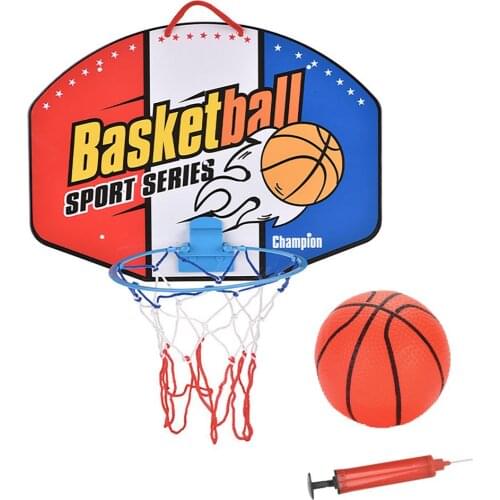 Children Indoor Hanging Portable Storage Cartoon Basketball Board Parent-child Interactive Sports Toy