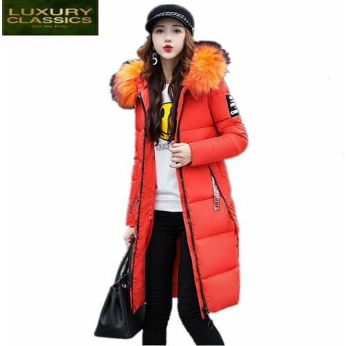 Cotton Warm Women 2021 Winter Coat Hooded Slim Outerwear Parkas Fashion Female Jacket Black Gray Casaco Feminino Inverno