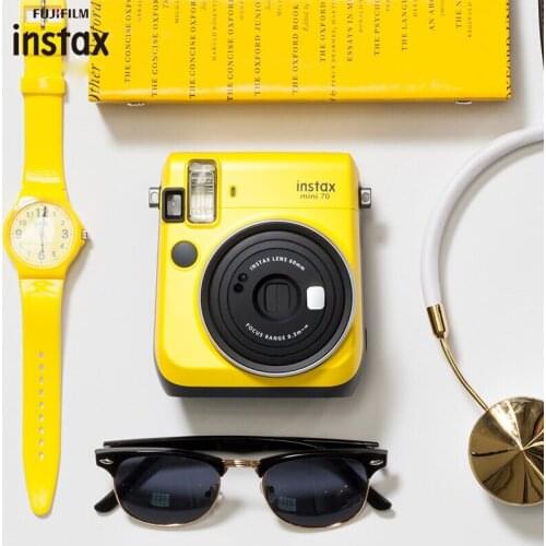 Fujifilm Instax Mini 70 Instant Photo Camera The Camera Once Imaging Film Selfie Camera For kids Gift With 10 sheets Paper