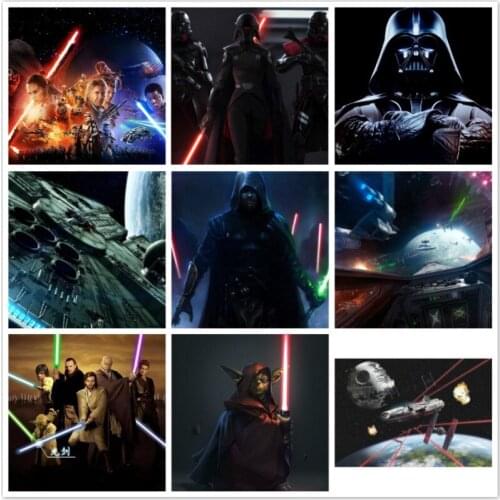 Star Wars Painting 5D DIY Disney Diamond Painting Full Square Diamond Mosaic Art Diamond Embroidery Cross Stitch Kits Home Decor