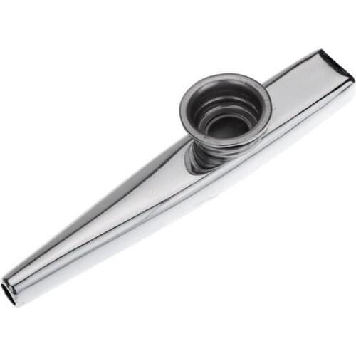 Kazoo Aluminum alloy Metal with 5 pcs Gifts Flute Diaphragm for Children Music-lovers