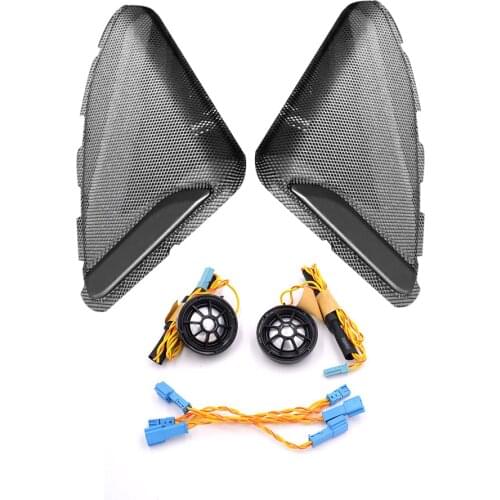 Front door tweeter cover for BMW G05 X5 twitter speaker high range speaker horn cover treble sticker high range trumpet upgrade