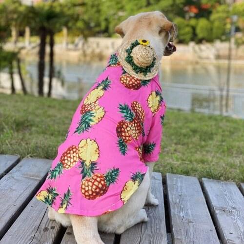 Summer Dog Clothes Dog Shirt Spring Small Medium Big Large Dog Clothing Corgi Husky Golden Retriever Costume Coat Dropshipping