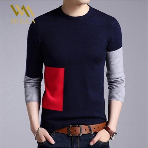 Sweater Men Pullover Cashmere Wool Sweaters Man Jerseis Hombre Autumn Winter Casual Knitwear Spliced Male Coat Plus Size 5XL