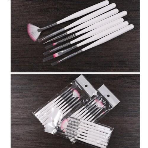 7 Pcs Nail Art Brush Set Pen Nail Art Tools DIY Gel Nail Varnish Acrylic Nail Brush UV GEL DIY Drawing Professional T0523