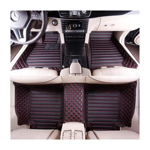 Custom Full Covered Special Car Floor Mats for Suzuki SWIFT SX4 VITARA Waterproof Rugs Durable Carpets