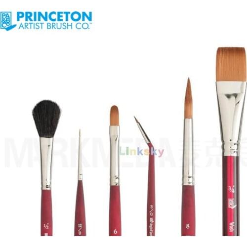Princeton Velvetouch, Series 3950, Paint Brush for Acrylic, Oil and Watercolor,a Collection of Professional Quality Paintbrushes