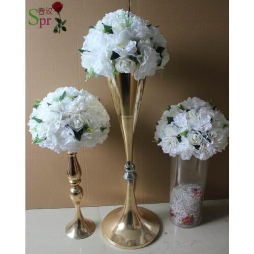 SPR 2018 New!! wedding road lead flowers dahlia Rose flowers flower candlestick table centerpiece flower decoratio Free shipping