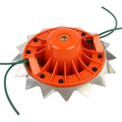 Dual scratch Universal Steel Trimmer Head Nylon Line Gardening Tools Weed Brush cutter Garden Grass Parts Trimmer for Lawn Mower