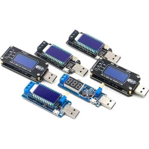 DC-DC CNC USB buck-boost power supply voltage regulator module 5V to 3.3V 9V 12V 24V desktop power module