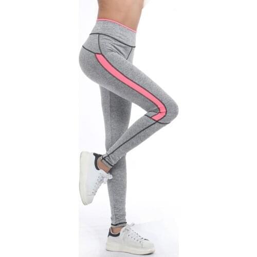 AOSHENG Women Pants Sports Running Sportswear Stretchy Fitness Leggings Seamless Tummy Control Gym Activewear Casual Pant