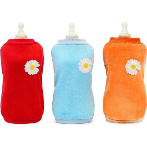 Winter Fleece Pet Dog Clothes Puppy Clothing French Bulldog Coat Pug Costumes Jacket For Small Dogs Chihuahua Vest Hondenkleding