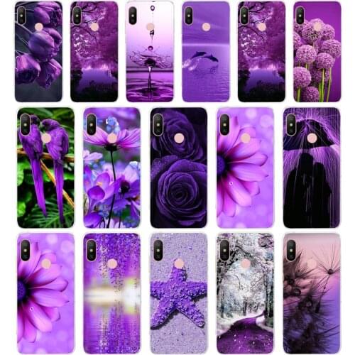 41AA infinity on purple gift Soft Silicone Tpu Cover phone Case for Xiaomi Redmi 6 Pro 6A 7A Note 6 Pro 7 case
