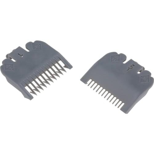 2PCS Cutting Guide Comb Hairdressing Tool 1.5mm 3mm Set Colorful Limit Comb Set Compatible with WAHL Electric Hair Clipper