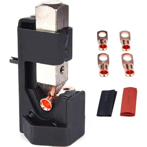 New Battery Crimping Plier Electrician Wire Terminal DIY Connect Spring Loaded Welding Lug Tool Auto Home Durable Cable Hammer