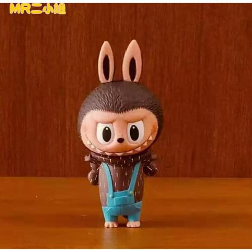 Genuine Blind Box Mini ZIMOMO Labubu3 Generation Tide Play Lab Cloth Series Cute Doll Hand Girl Birthday Gift Kawaii Accessorie