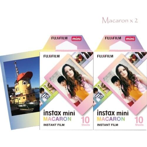 Genuine 20 Sheets Macaron Fujifilm Instax Mini 9 Instant Film Fuji Photo Paper For 9 8 70 7s 90 25 Share SP-1 SP-2 Liplay Camera