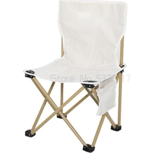 Folding chair portable stool fishing bench ultra light back camping beach chair Mazza