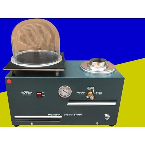 2L/4L 110/220V Plaster vacuum machine Siamese casting machine Suction machine mould casting Jewelry Centrifugal Casting Machine