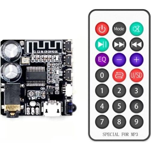 VHM-314 V3.0 MP3 Bluetooth-compatible Receiver Board Audio Receiving Decoder Board with IR Remote Control Dropship