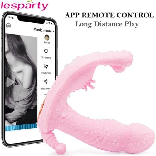 Womens Dildo Butterfly Vibrator Sex Toys for Women Couples APP Remote Control Bluetooth Anal Plug Vibrators for Men Masturbator