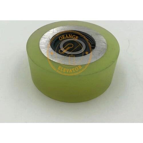 10PCS/Lot Elevator guide shoe wheel 80*32*6203 Roller OD80mm W23mm Bearing 6203