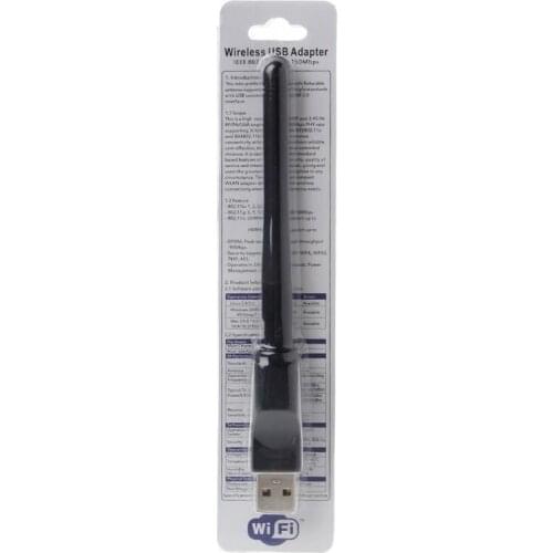 Ralink 5370 Mini USB Wifi Adapter 2Dbi Antenna LAN Adapter Network Card 802.11b/n/g Recevier Antenna For Laptop Desktop