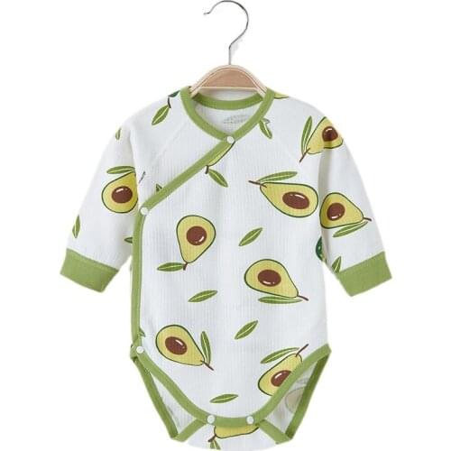 Newborn Cotton Romper Baby Boy Girl Long Sleeve Cartoon Romper Infant Toddler Outfit Sunsuit Clothes Jumpsuit 0-36M