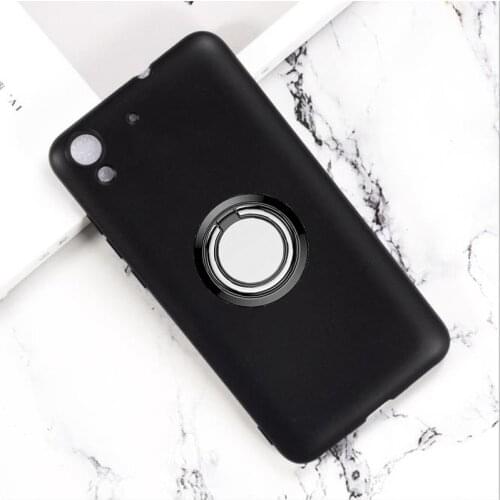 For Vivo Y91C Back Ring Holder Bracket Phone Case Cover Phone TPU Soft Silicone Cases ON Vivo Y91C 6.22"