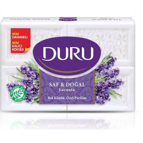 Duru Saf&Doğal Kalıp Sabun Lavanta 4x150 600gr