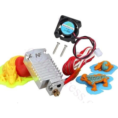 2017 Newest Design Cyclops Extruder 2 In 1 Out 2 colors Hotend Bowden Extruder Compatible with Titan Extruder, Bulldog extruder