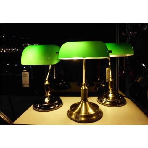 Jiang Jieshi desk lights Designer lamp table Lamps creative European bedroom bed decoration American retro bank desk lamp ZCL