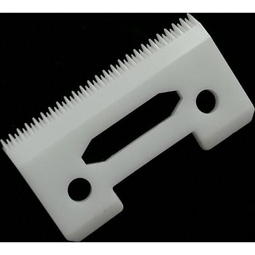 10 pcs/lot 2 hole stagger tooth ceramic cutter blade barber blade