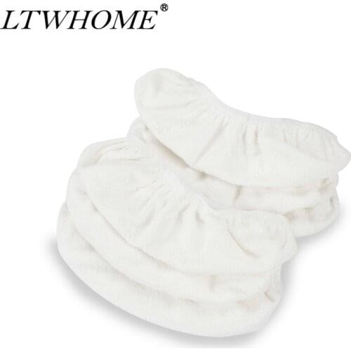 LTWHOME Cotton Replacement Mop Cloth Fit for Quickie Hardwood Floor Mop Model #076 & 076M