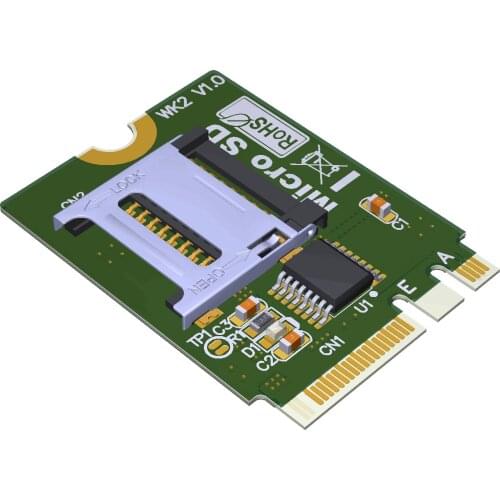 M.2 NGFF key A.E To micro sd sdhc sdxc TF card Reardr T-Flash Card M2 Dimensions: M.2 NGFF key A.E (2230) 22mm x 30mm FE