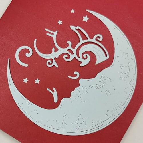 Moon Star Metal Cutting Dies For Scrapbooking New Troqueles Stamps And Planner Dies Embossing Folder Cut Stencil