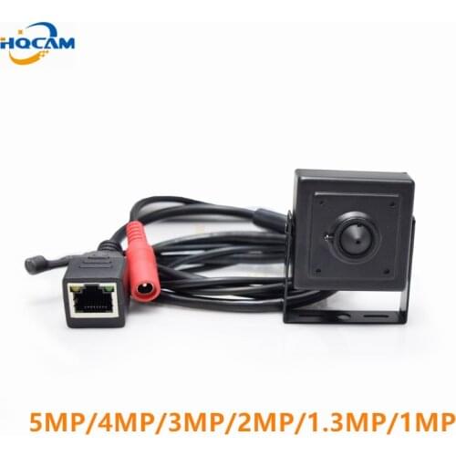HQCAM 2.8mm lens mini ip camera 720P home security system cctv surveillance small hd External Microphone onvif 2.0 video p2p cam