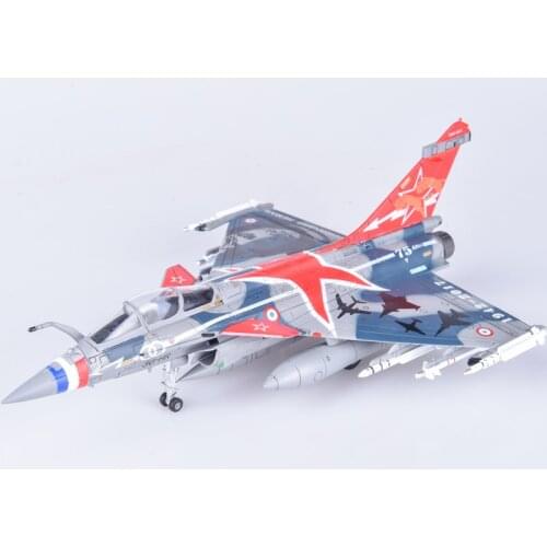 1/72 Alloy Cast Rafale Fighter Normandy Neman Regiment Finished Aircraft Model High-end Collection Scene Decoration Gift