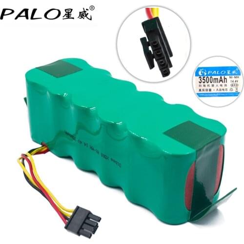 Palo 14.4V 3500mAh 3.5Ah Ni-Mh Battery for Dibea Yijie Ecovacs X500 X600 KK8 CR120 Robot Vacuum Cleaner