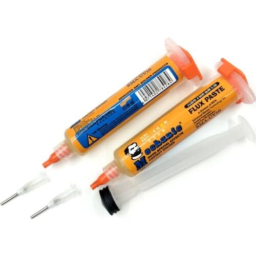 2PCS MECHANIC RMA-UV10 BGA Solder Flux Paste Soldering Tin Cream 10CC For SMT Solder Soldering Electronics Weldingrepair Tools