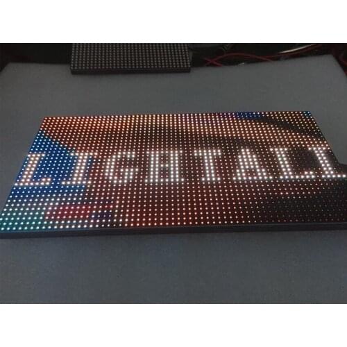 Full color 10mm pixel module outdoor hub 75 1/4 scan 320*160mm 32*16 pixel smd 3 in 1 rgb display p10 led module Led panel