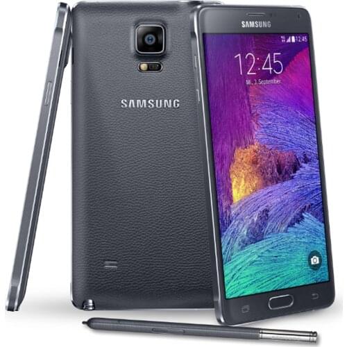 Unlocked Samsung Galaxy Note 4 N910F N910A Refurbished Mobile Phone Note4 5.7" 3GB+32GB Quad Core 16MP