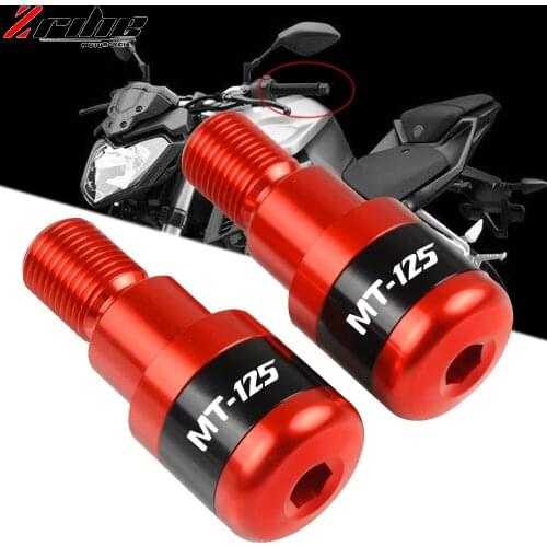 CNC Handlebar Grips Motorcycle Accessories Bar Ends Hand Grip Handlebar End Caps FOR YAMAHA MT125 MT-125 MT 125 2014 2015 2016