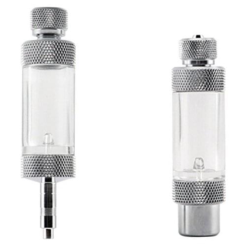 Aquarium CO2 Bubble Counter Aluminum Single/Double Head CO2 Regulator Counter Non-return Carbon Dioxide Measurement Device