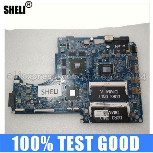 SHELI I5-2450m HM67 Good for DELL DASS8BMBAE1 CN-0CD50P 0CD50P CD50P for XPS 15Z L511Z Laptop Motherboard Notebook Pc Mainboard