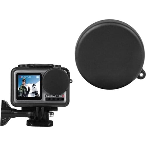 Sports Camera Lens Silicone Protective Lens Cover Cap for DJI Osmo Action Camera Collision Avoidance Accessories