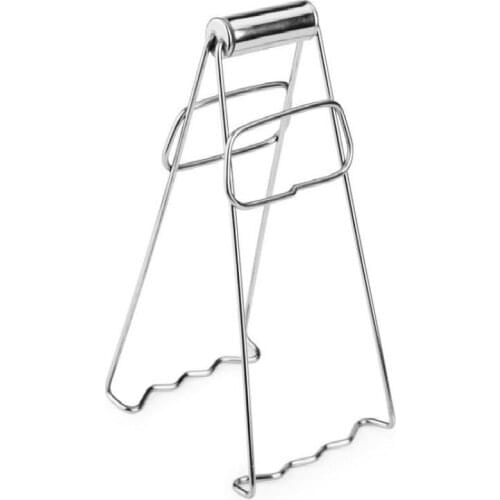 Stainless Steel Foldable Hot Dish Plate Bowl Clip Pots Gripper Crockery Clamp Tongs Claw Holder Anti-hot Clamp Gripper