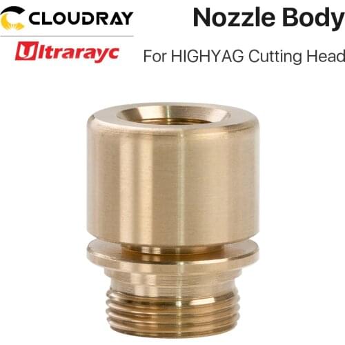 Ultrarayc Laser Nozzle Body Anti-collision Connector for Fiber Laser Cutting Head D19 H23.5